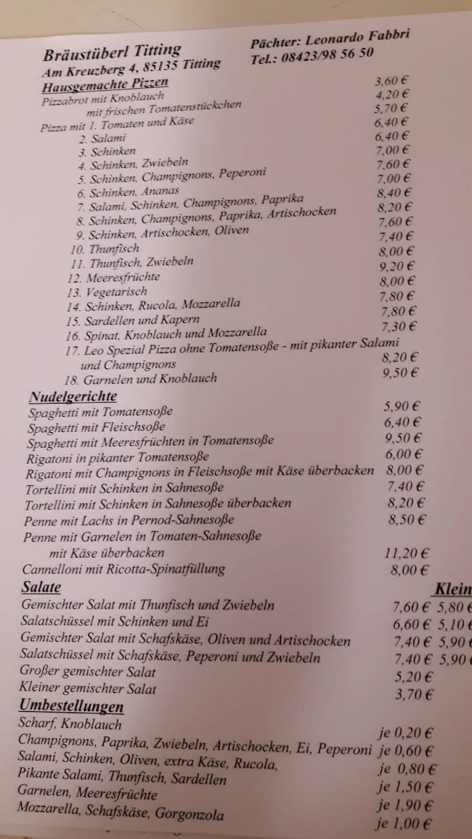 Speisekarte photo 4