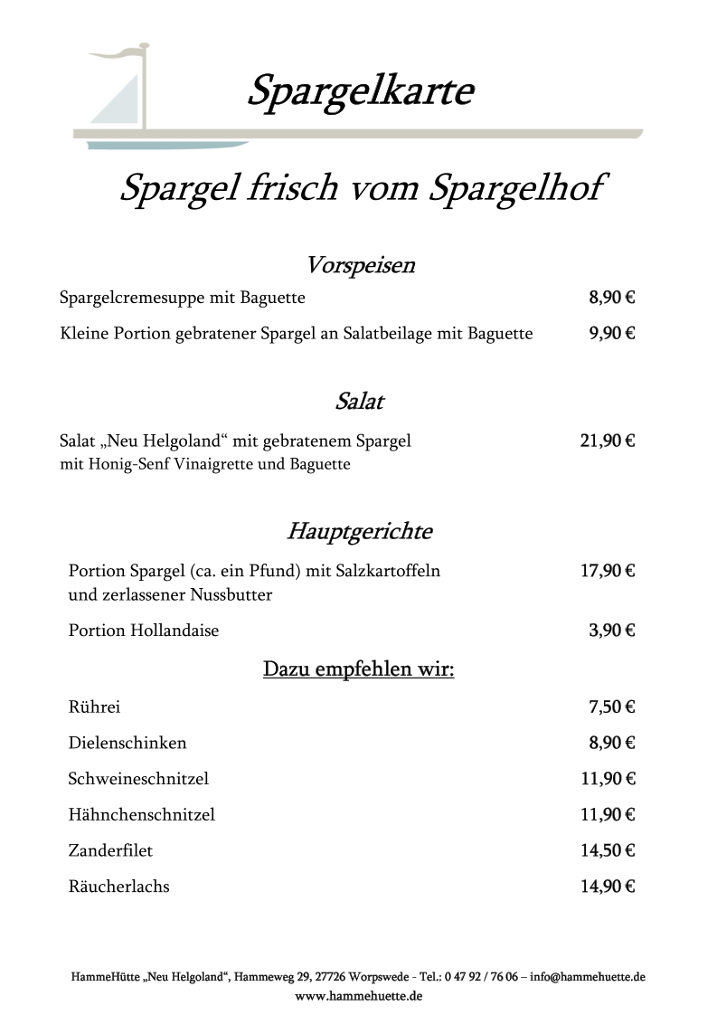 Speisekarte photo 3