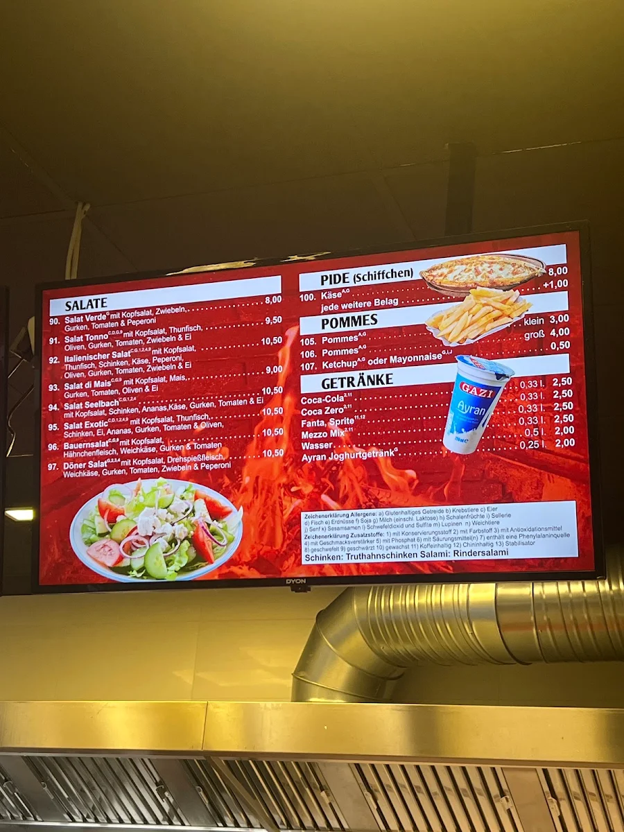Speisekarte, Herborn Döner & Pizza