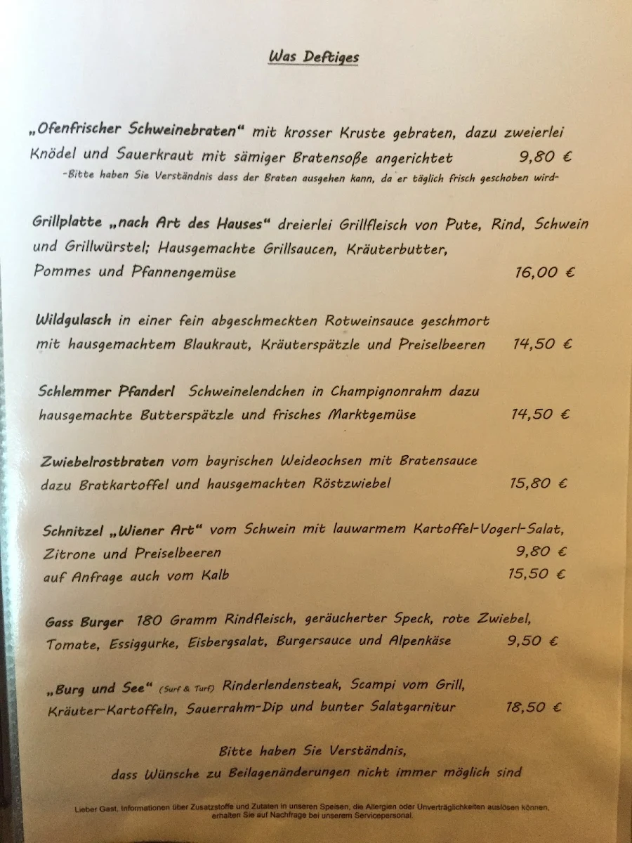Speisekarte photo 3