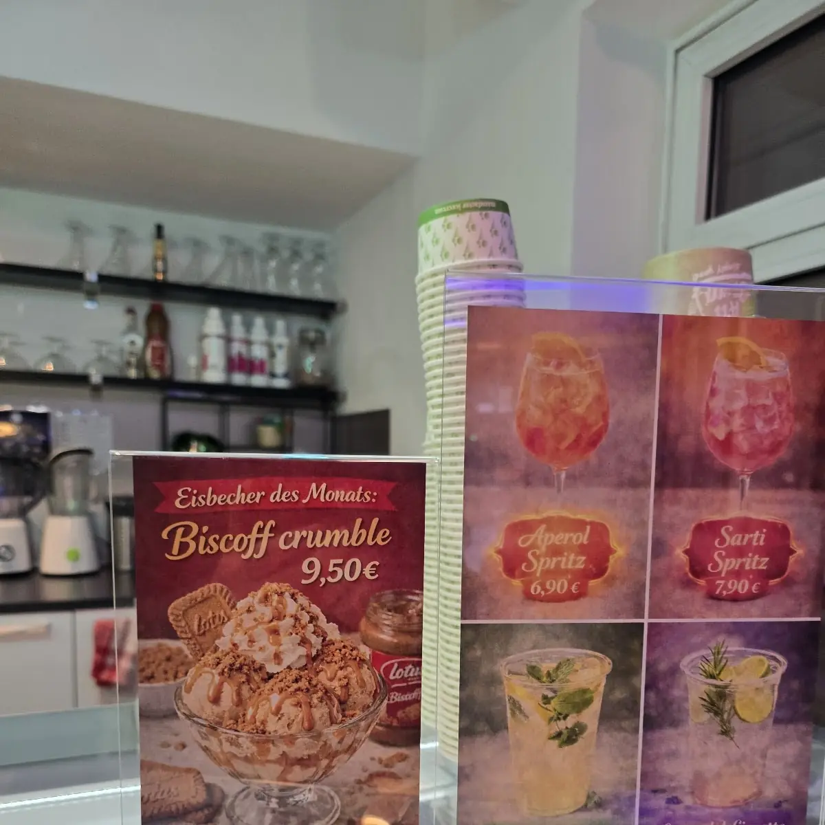 Atmosphäre, Eiscafé Loumica