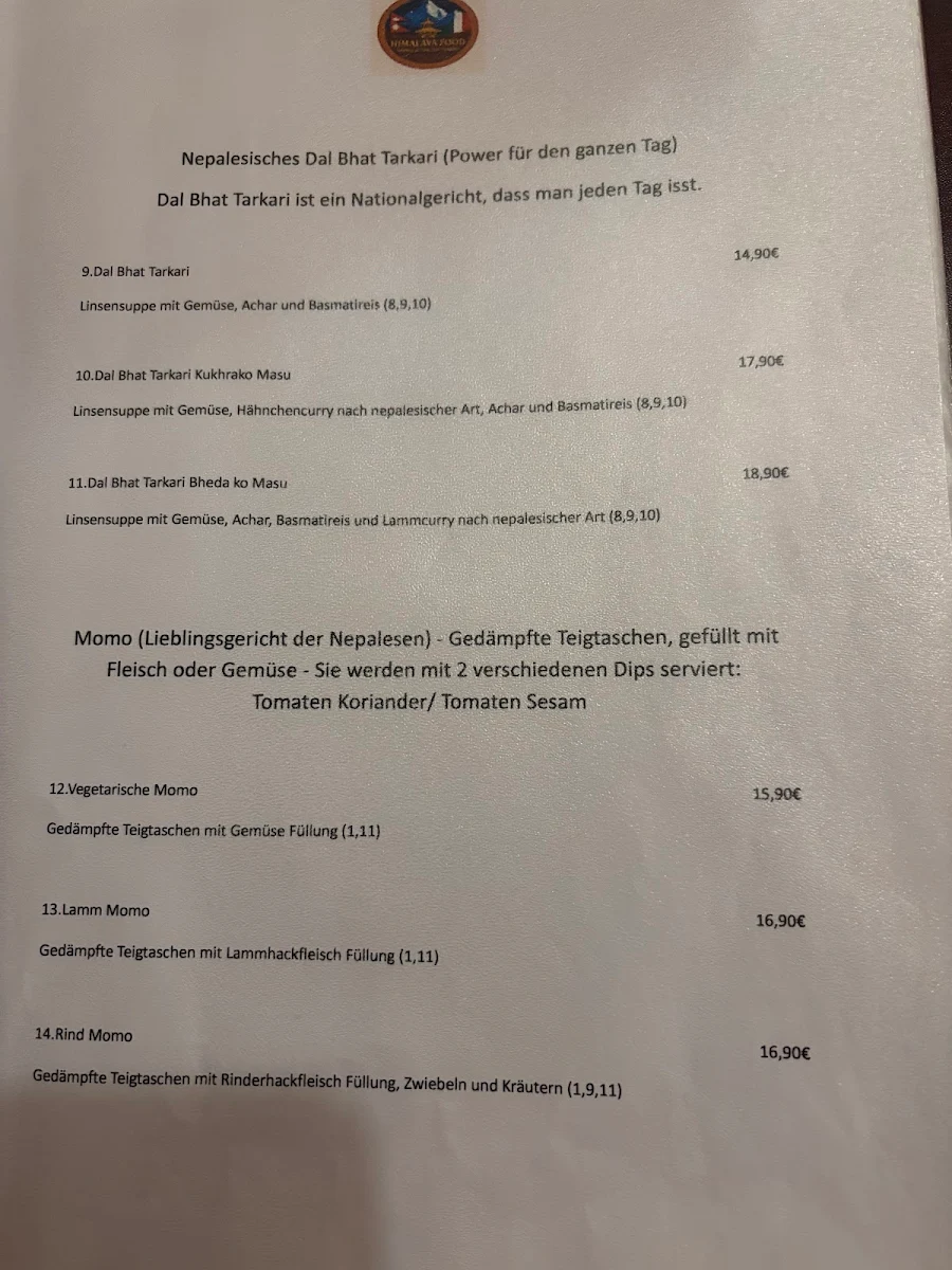 Speisekarte photo 6