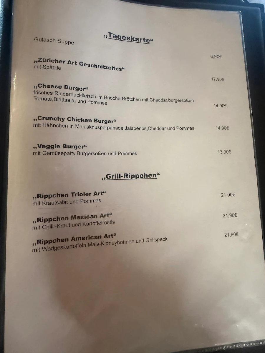 Speisekarte photo 5