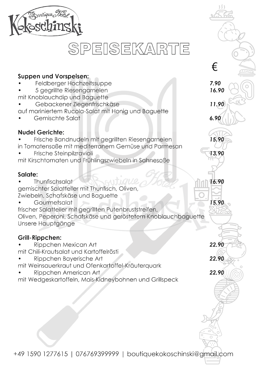 Speisekarte photo 6
