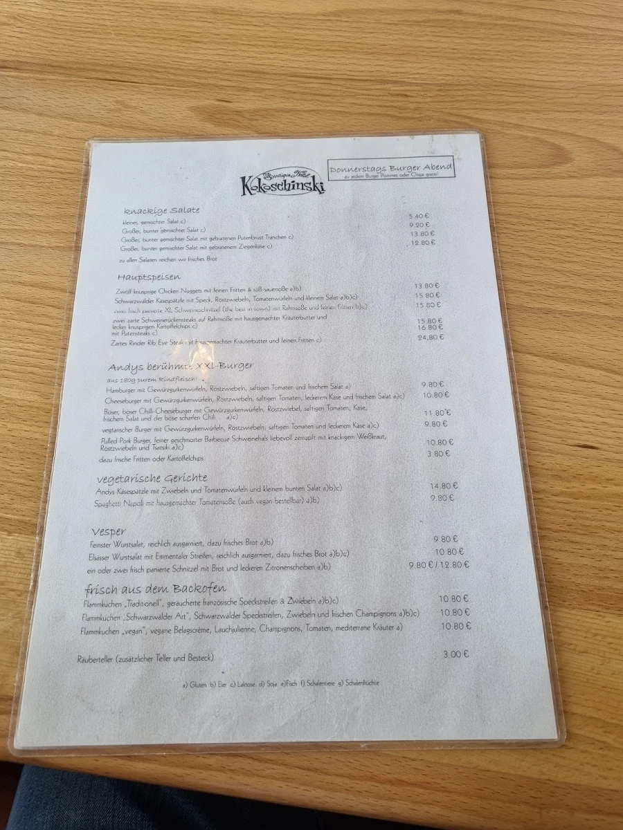 Speisekarte photo 9