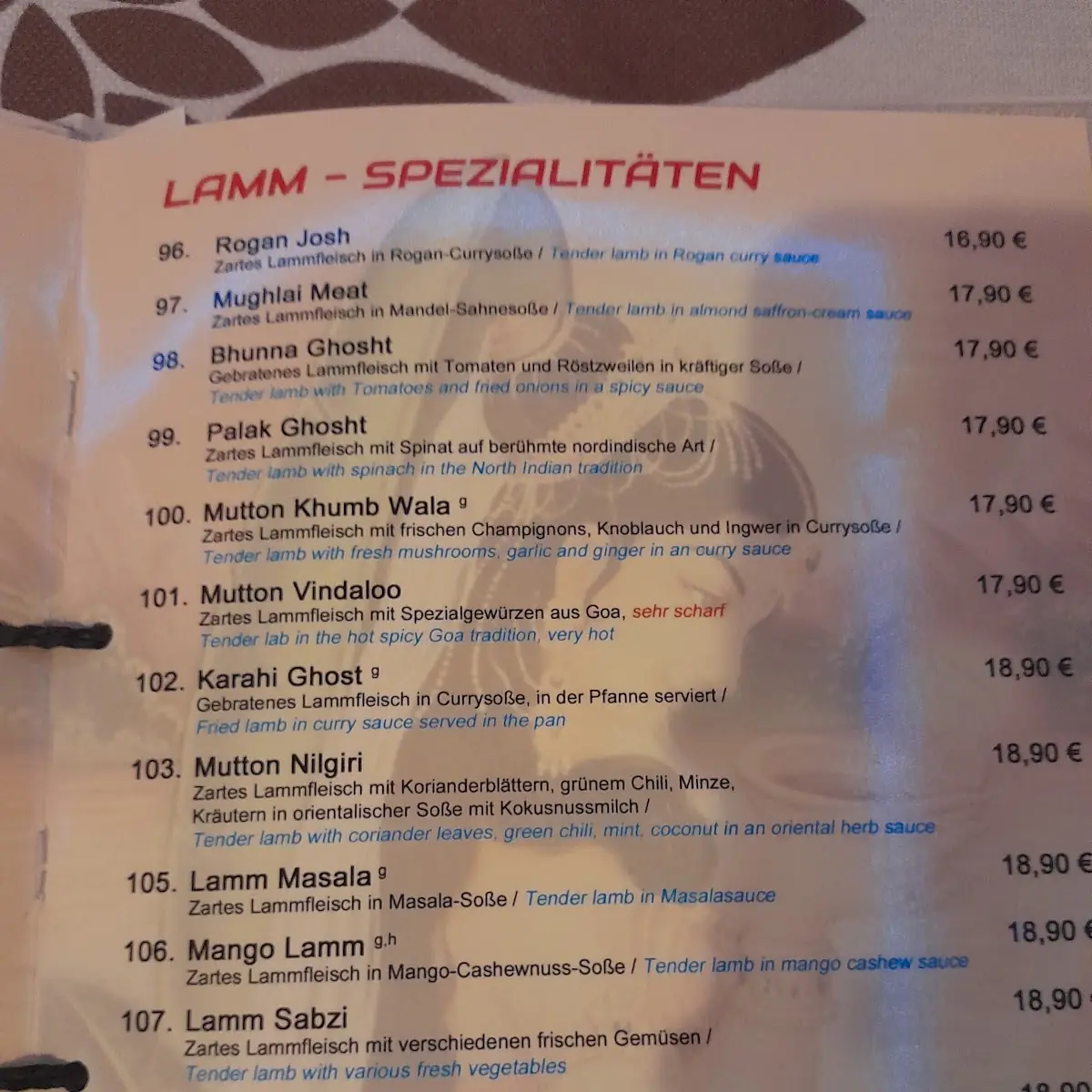 Speisekarte photo 7