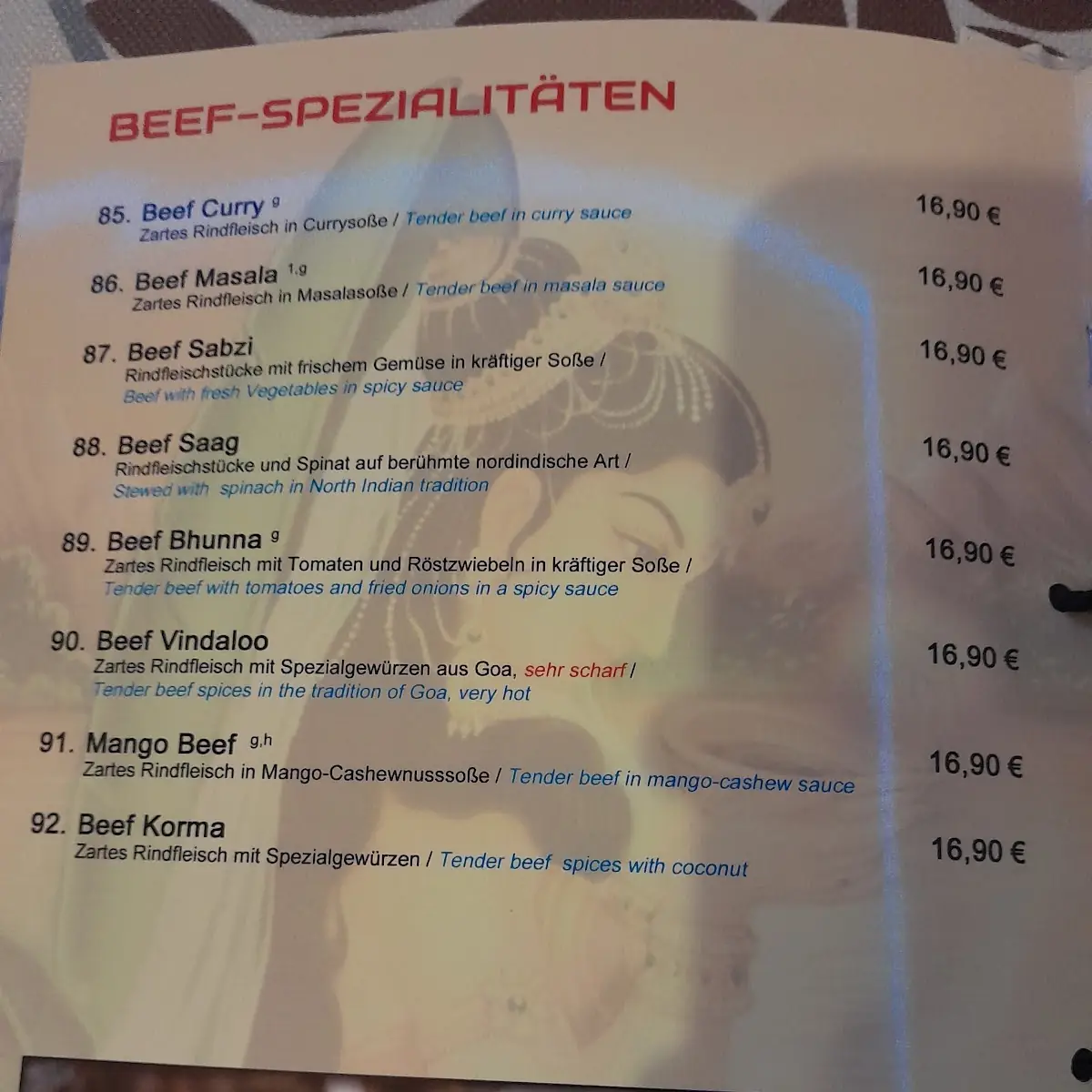 Speisekarte photo 8