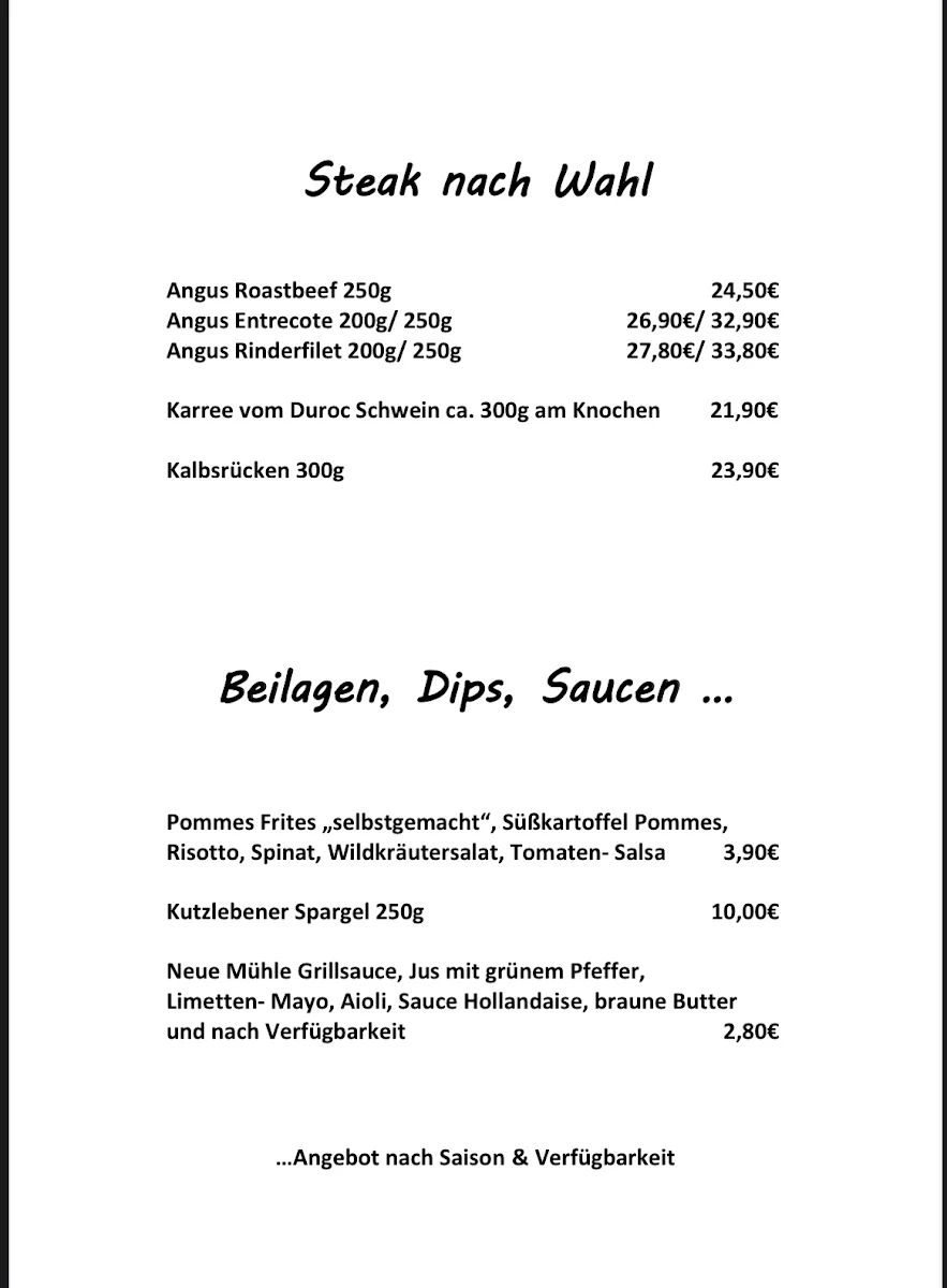Speisekarte photo 5