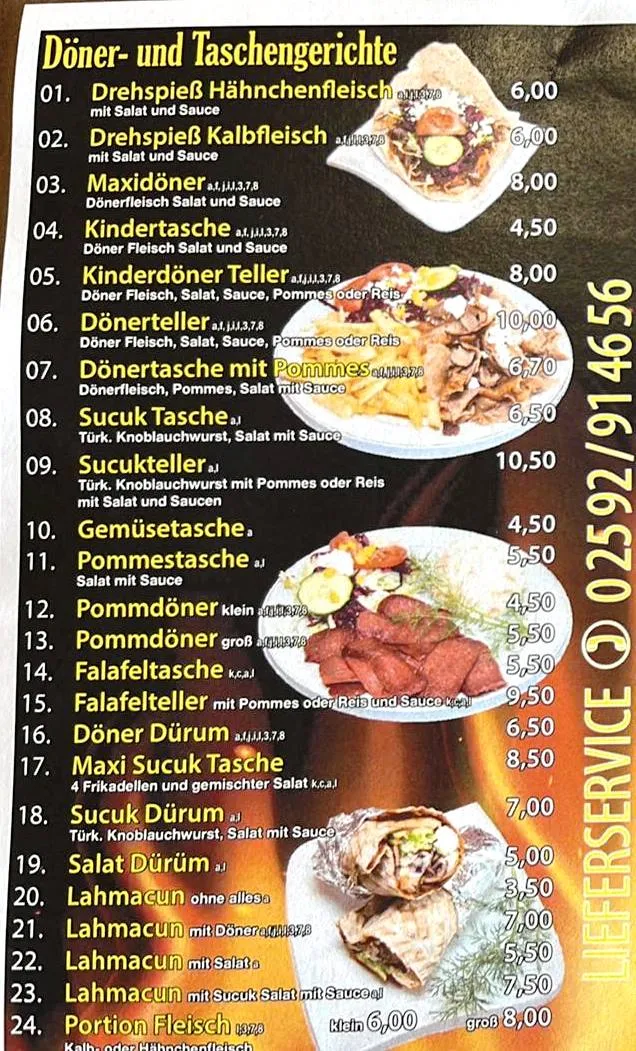 Speisekarte photo 2