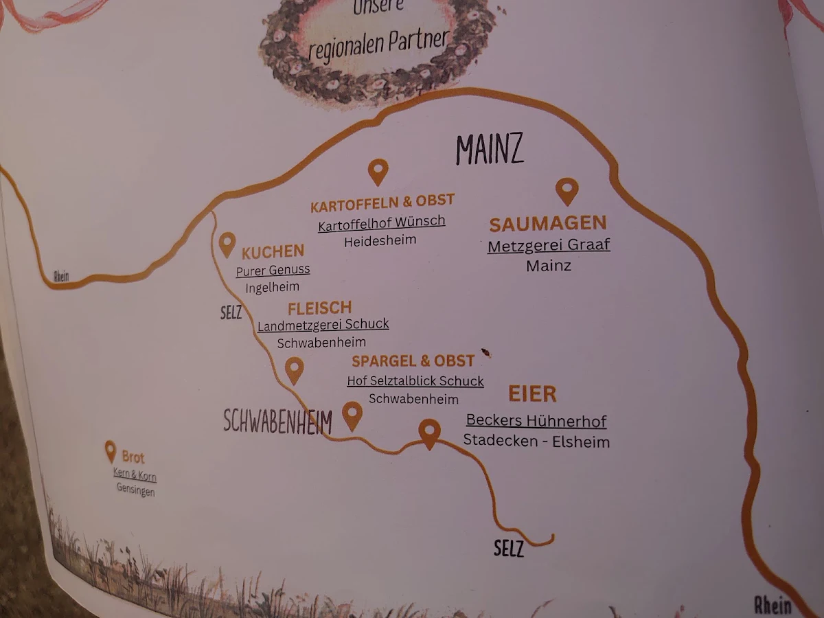 Speisekarte, Landgasthof Engel