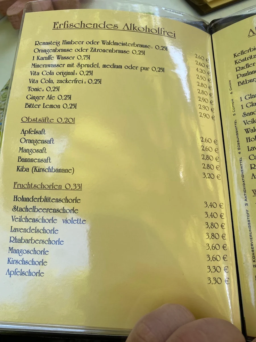 Speisekarte photo 2