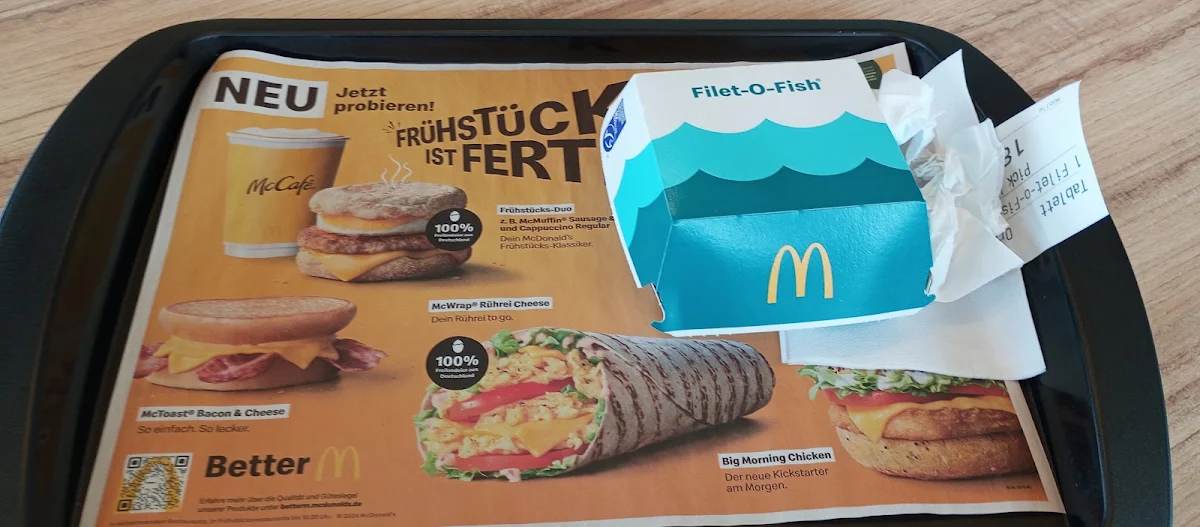 Speisekarte, McDonald's