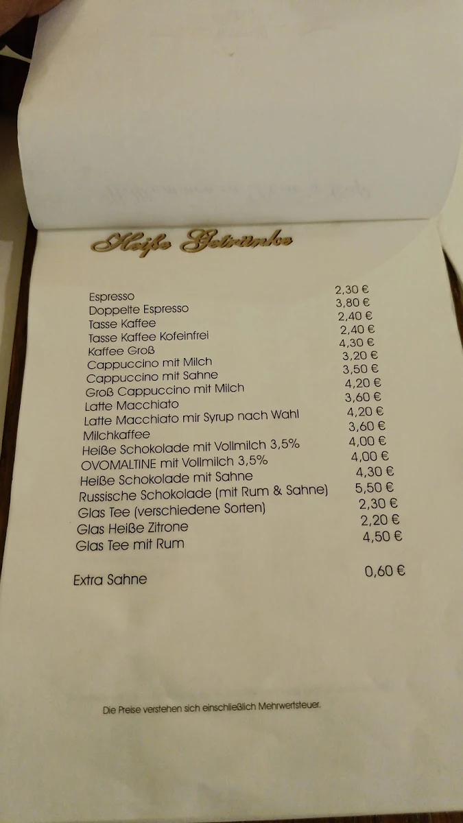 Speisekarte photo 1