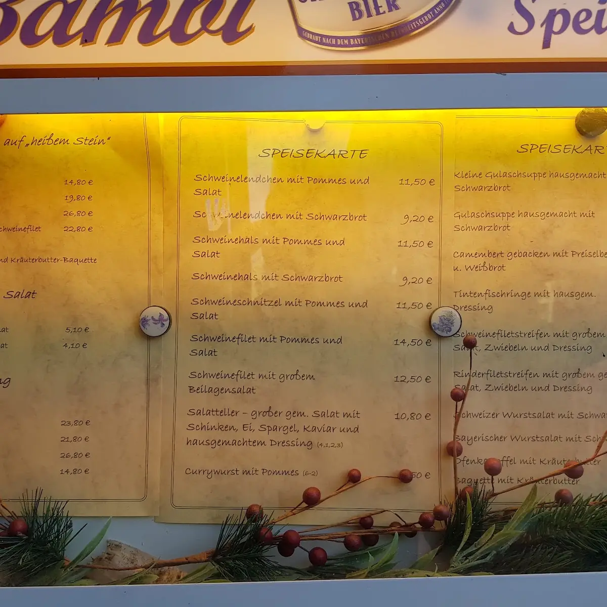 Speisekarte photo 2