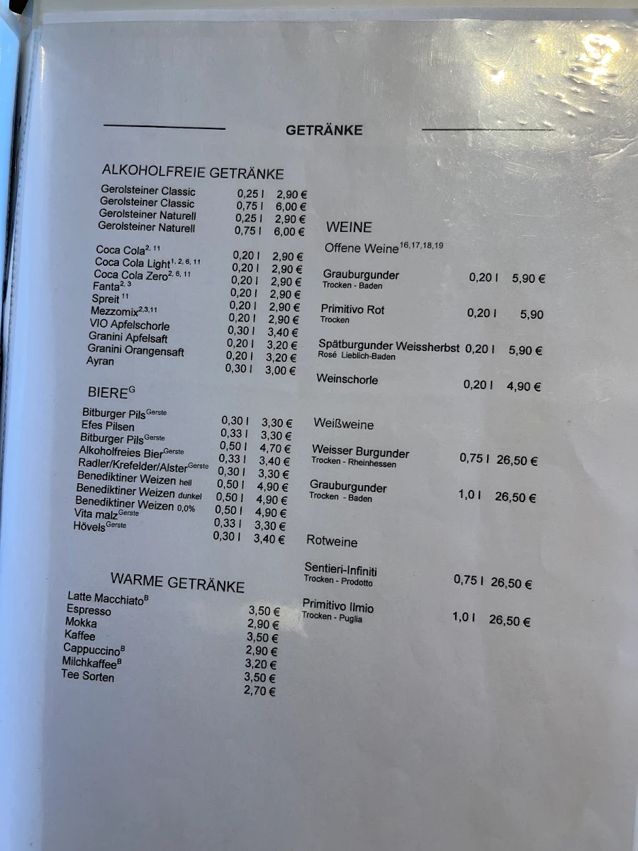 Speisekarte photo 3