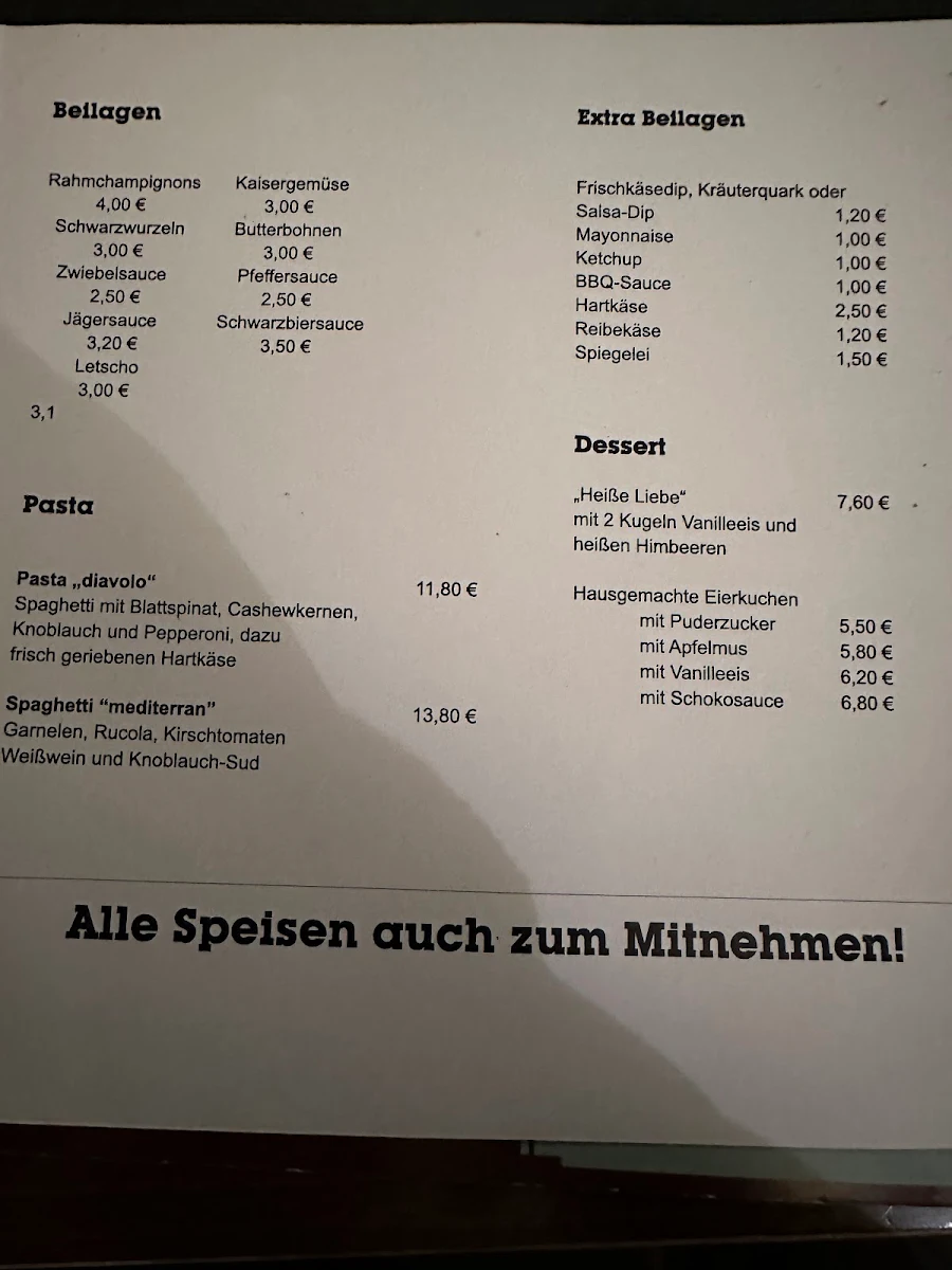Speisekarte photo 2