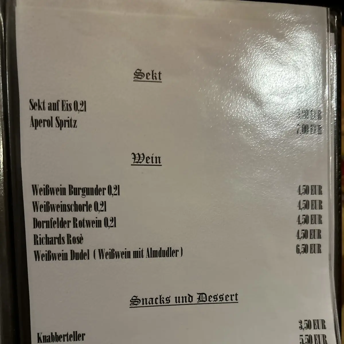 Speisekarte photo 9