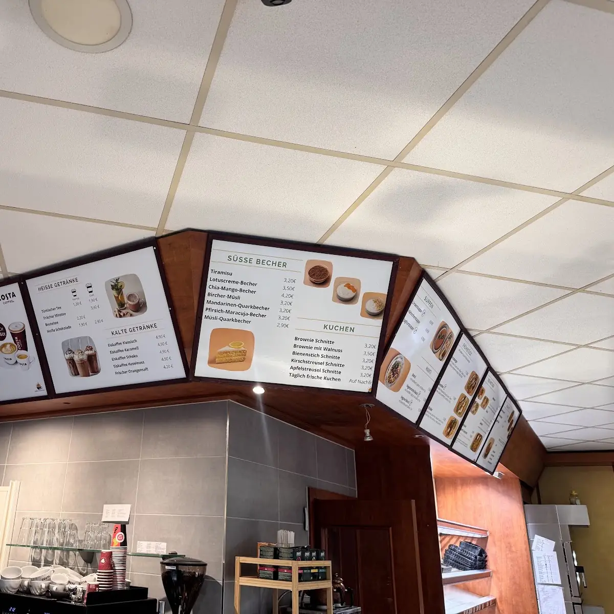 Speisekarte, Cafe Morgenstern