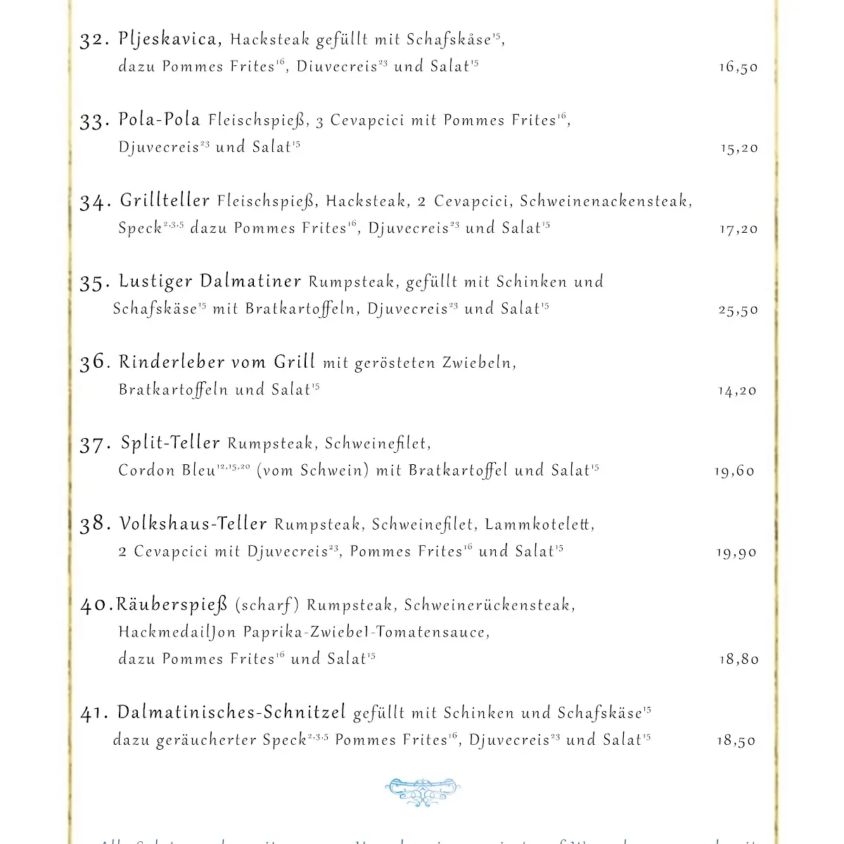 Speisekarte photo 4