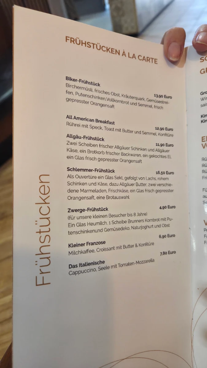 Speisekarte photo 3