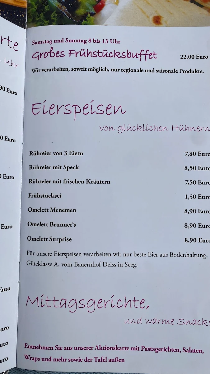 Speisekarte photo 5