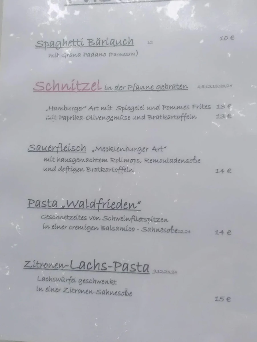 Speisekarte photo 5