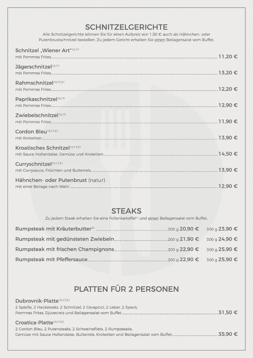 Speisekarte photo 6