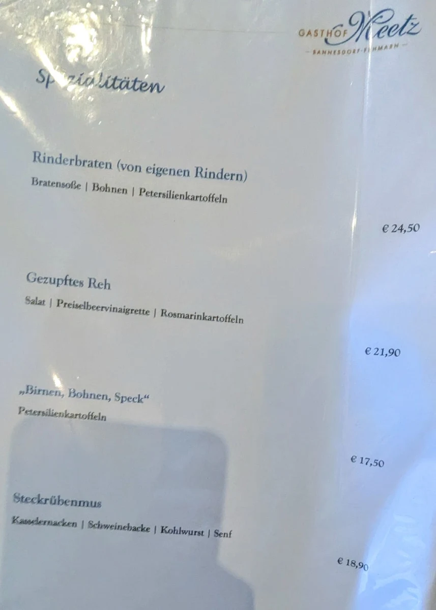 Speisekarte photo 8
