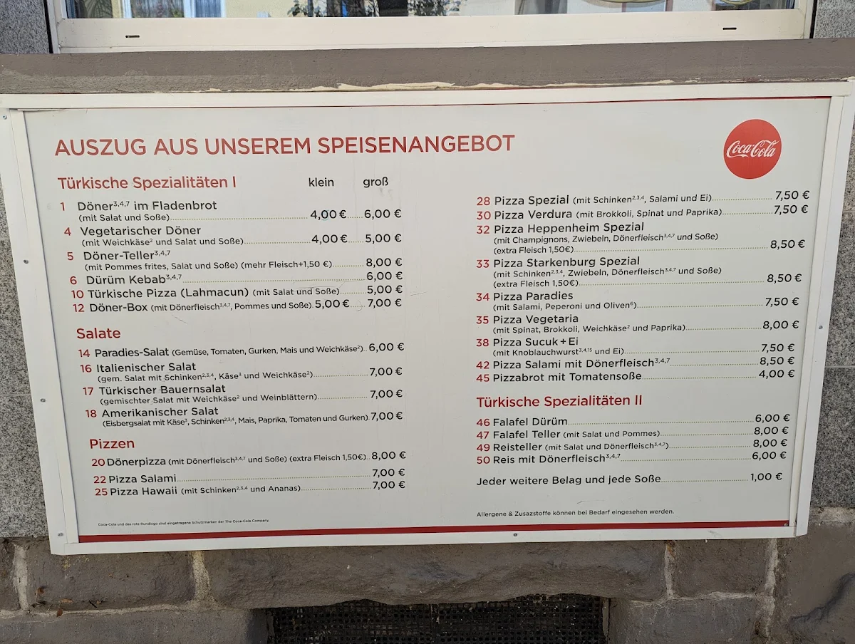 Speisekarte photo 1