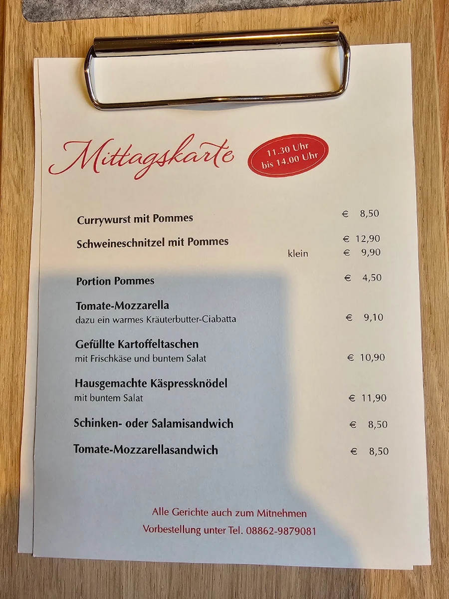Speisekarte photo 1