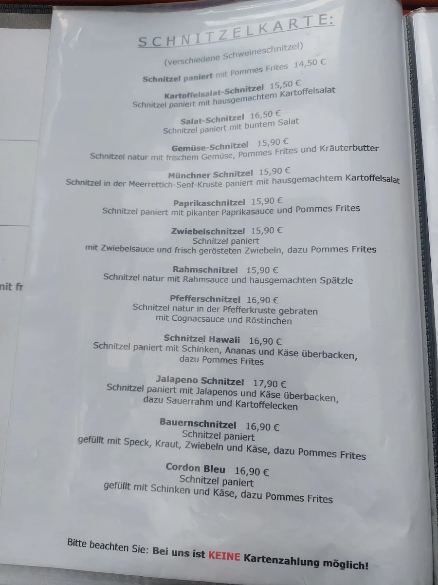 Speisekarte photo 1