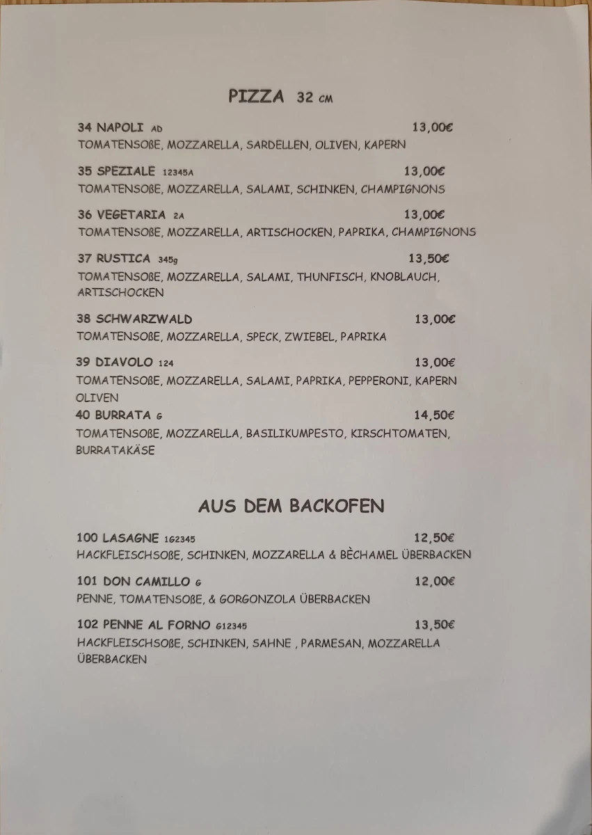 Speisekarte photo 2