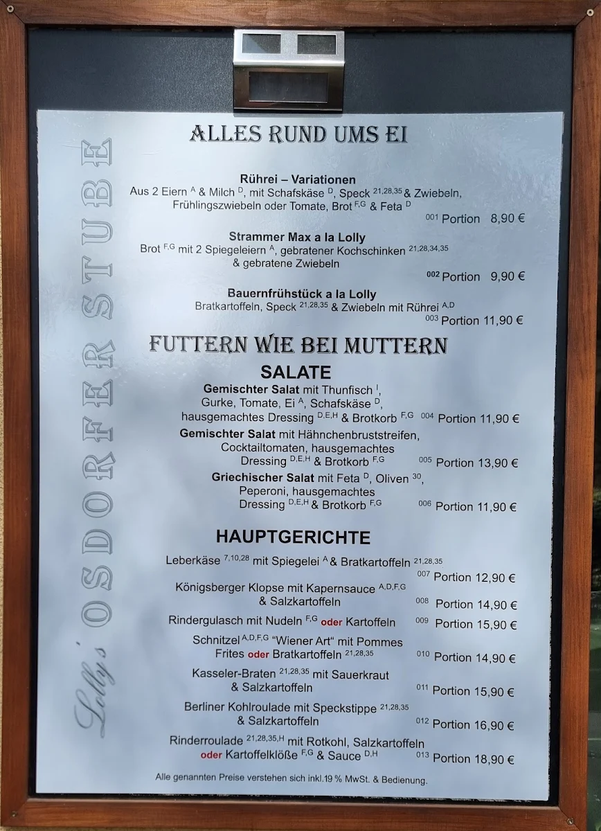 Speisekarte photo 6