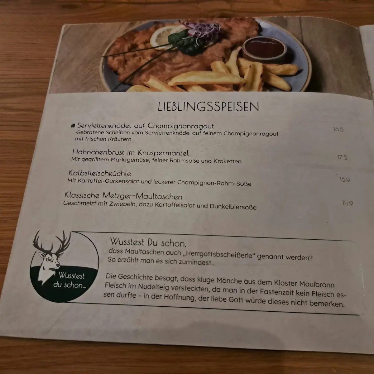 Speisekarte photo 6
