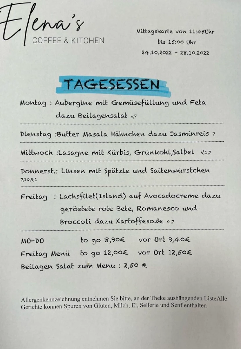 Speisekarte photo 1