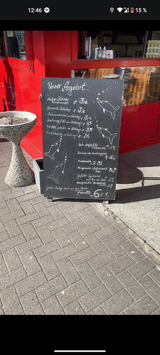 Speisekarte, Imbiss bei OBI