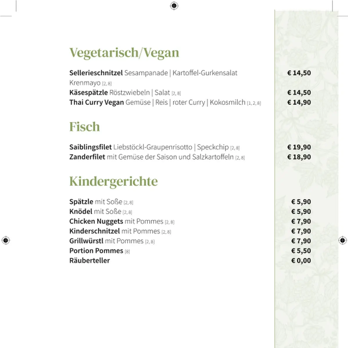 Speisekarte photo 8