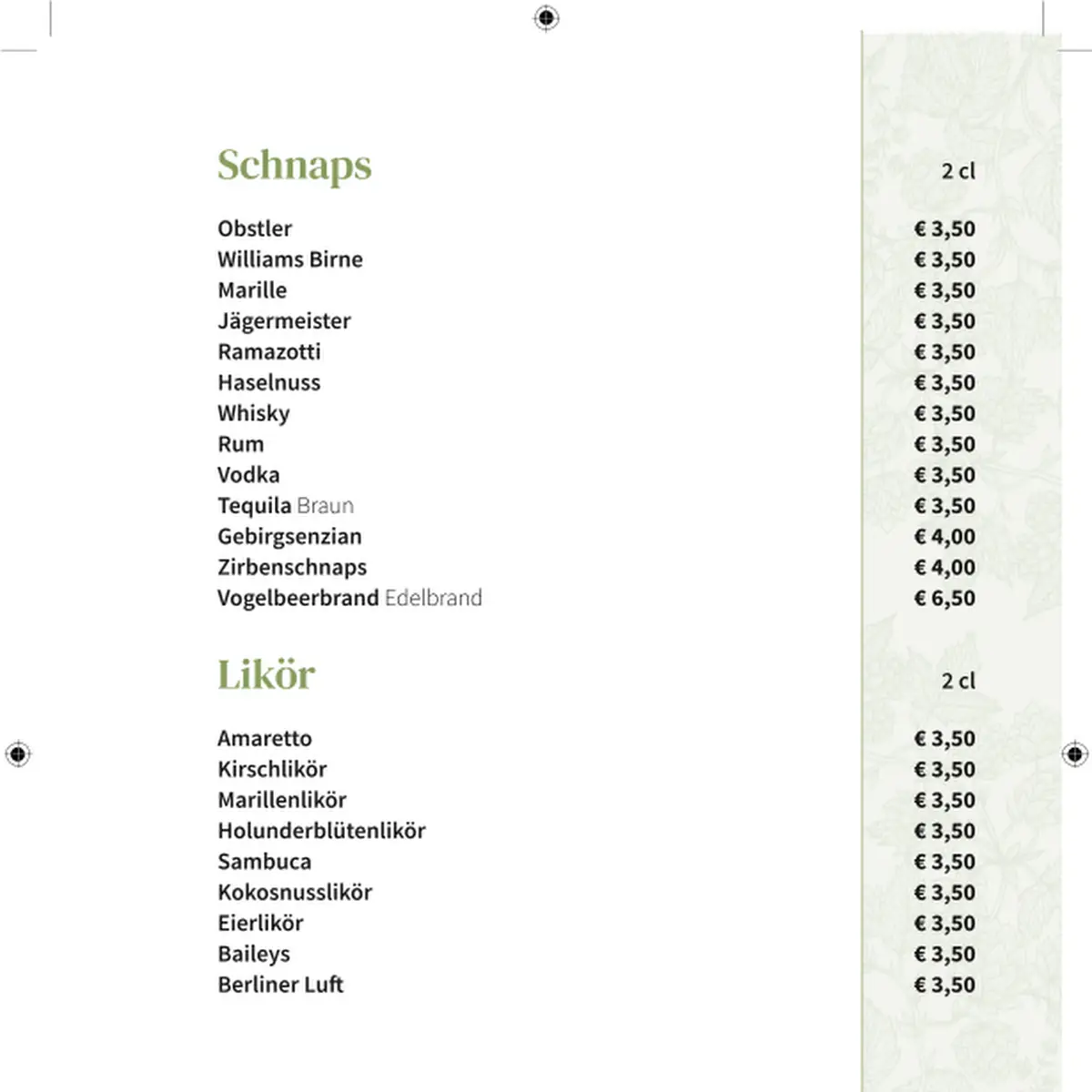 Speisekarte photo 9