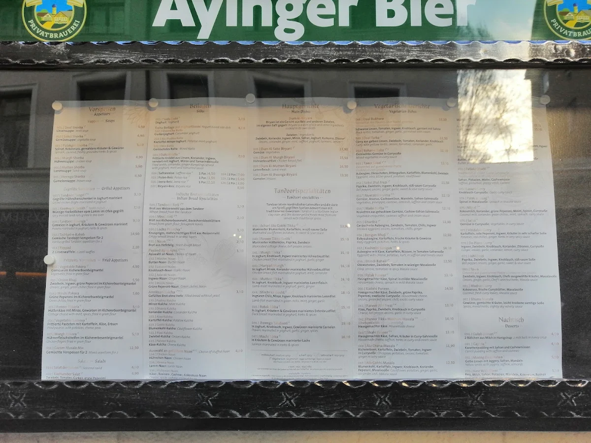 Speisekarte photo 2