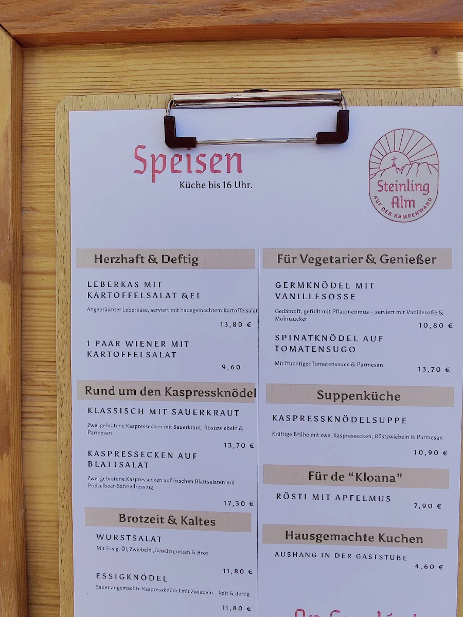 Speisekarte photo 2