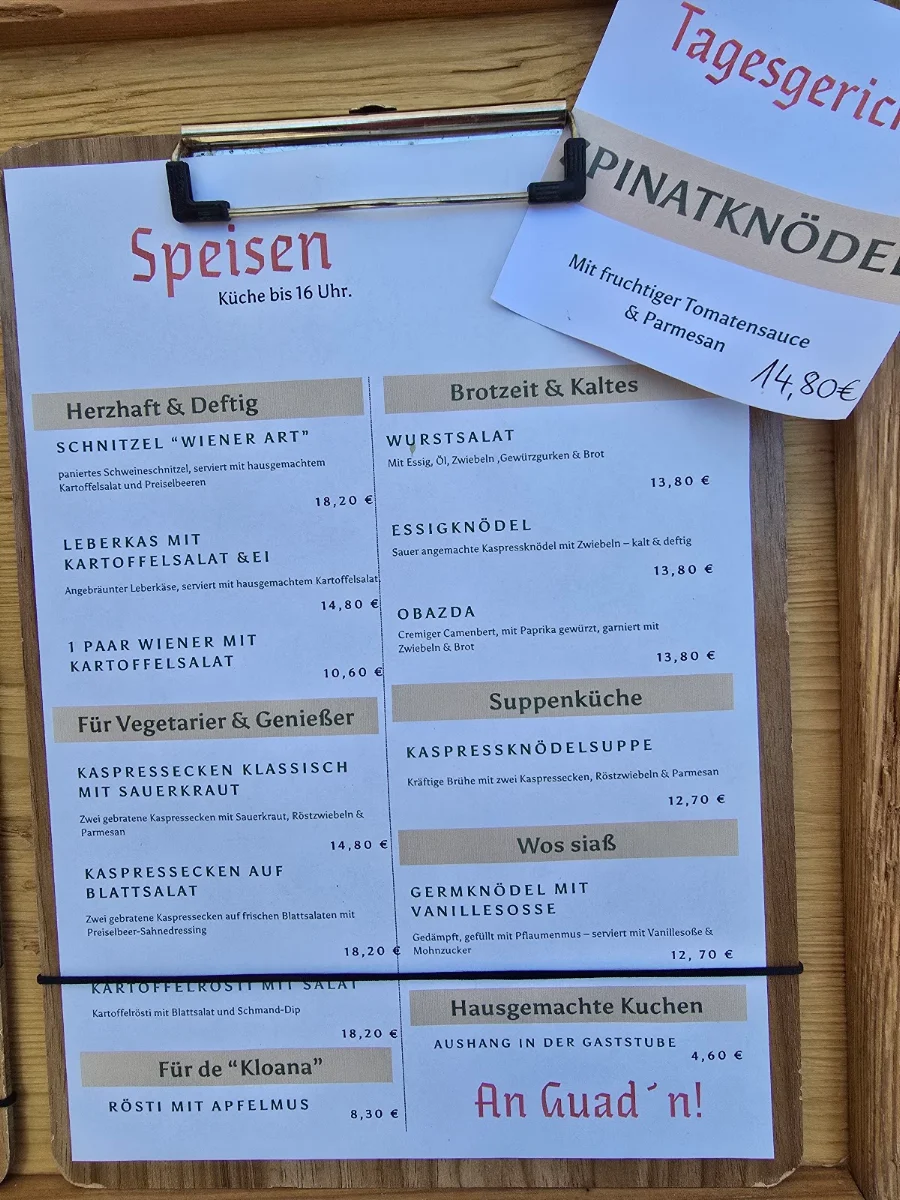 Speisekarte photo 4
