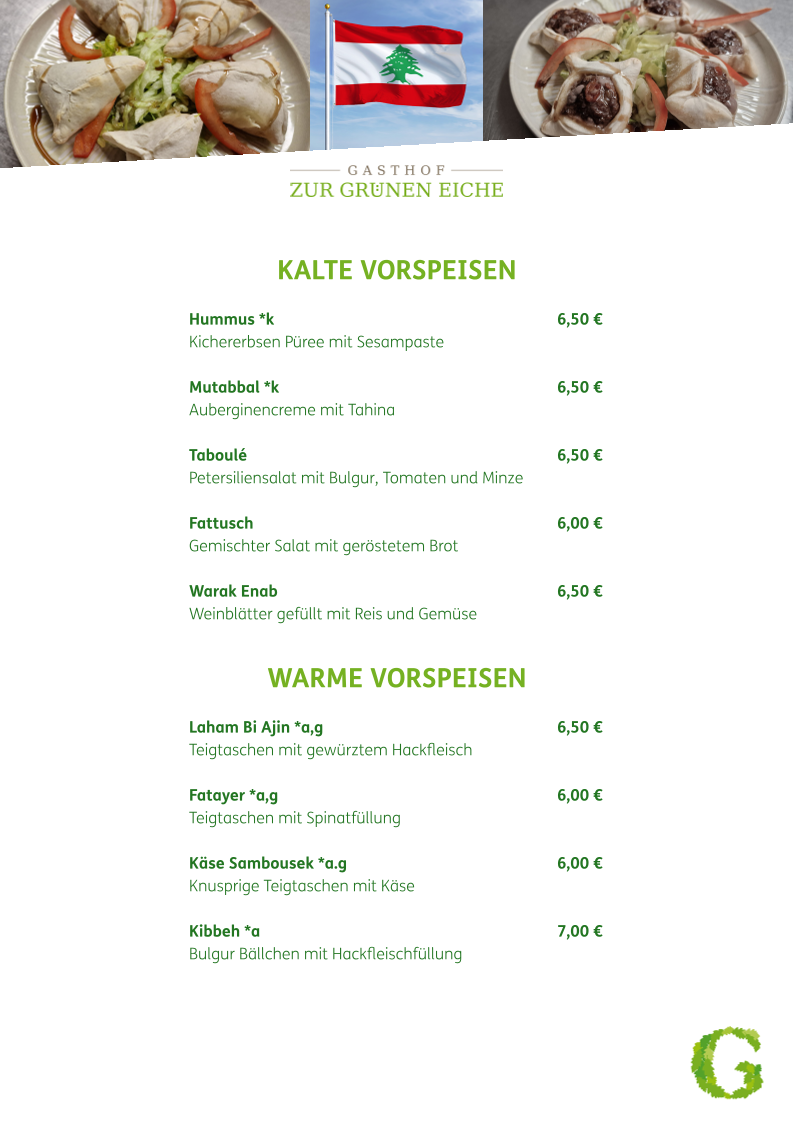 Speisekarte photo 2