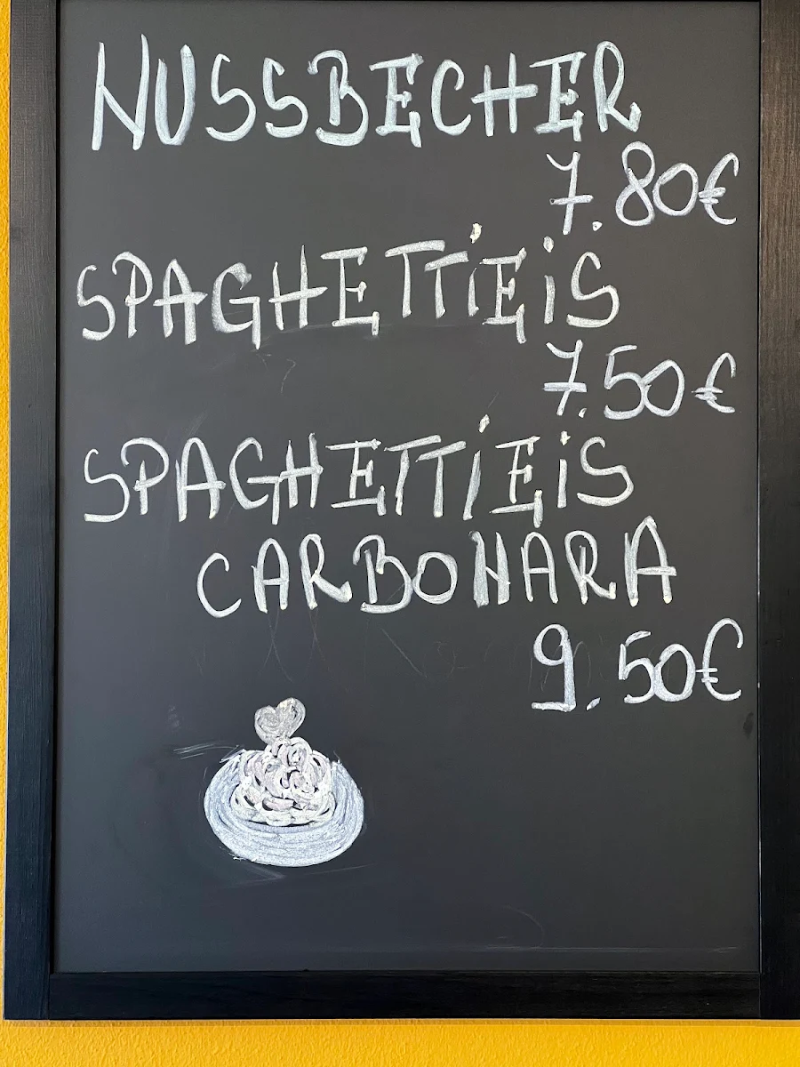 Speisekarte, Kirch Straße Café