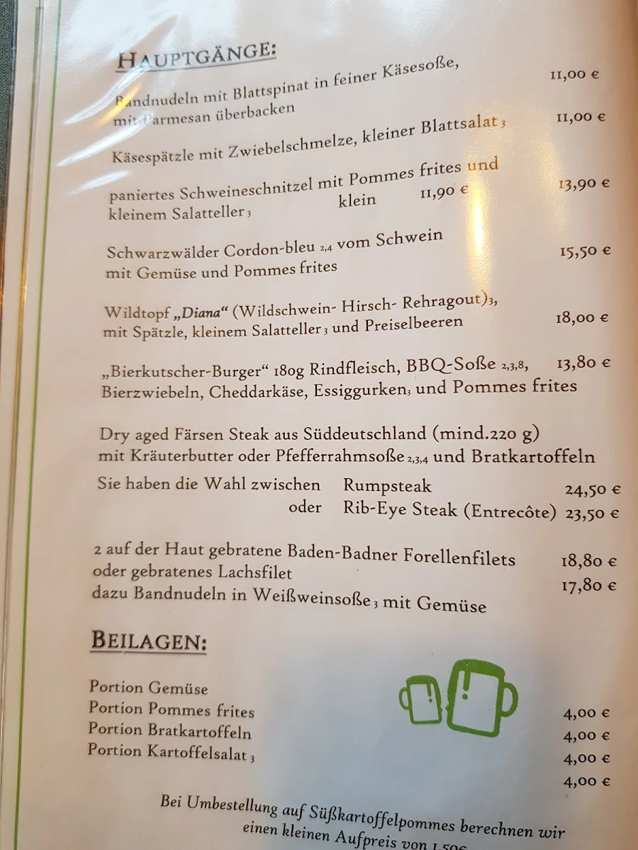 Speisekarte photo 1