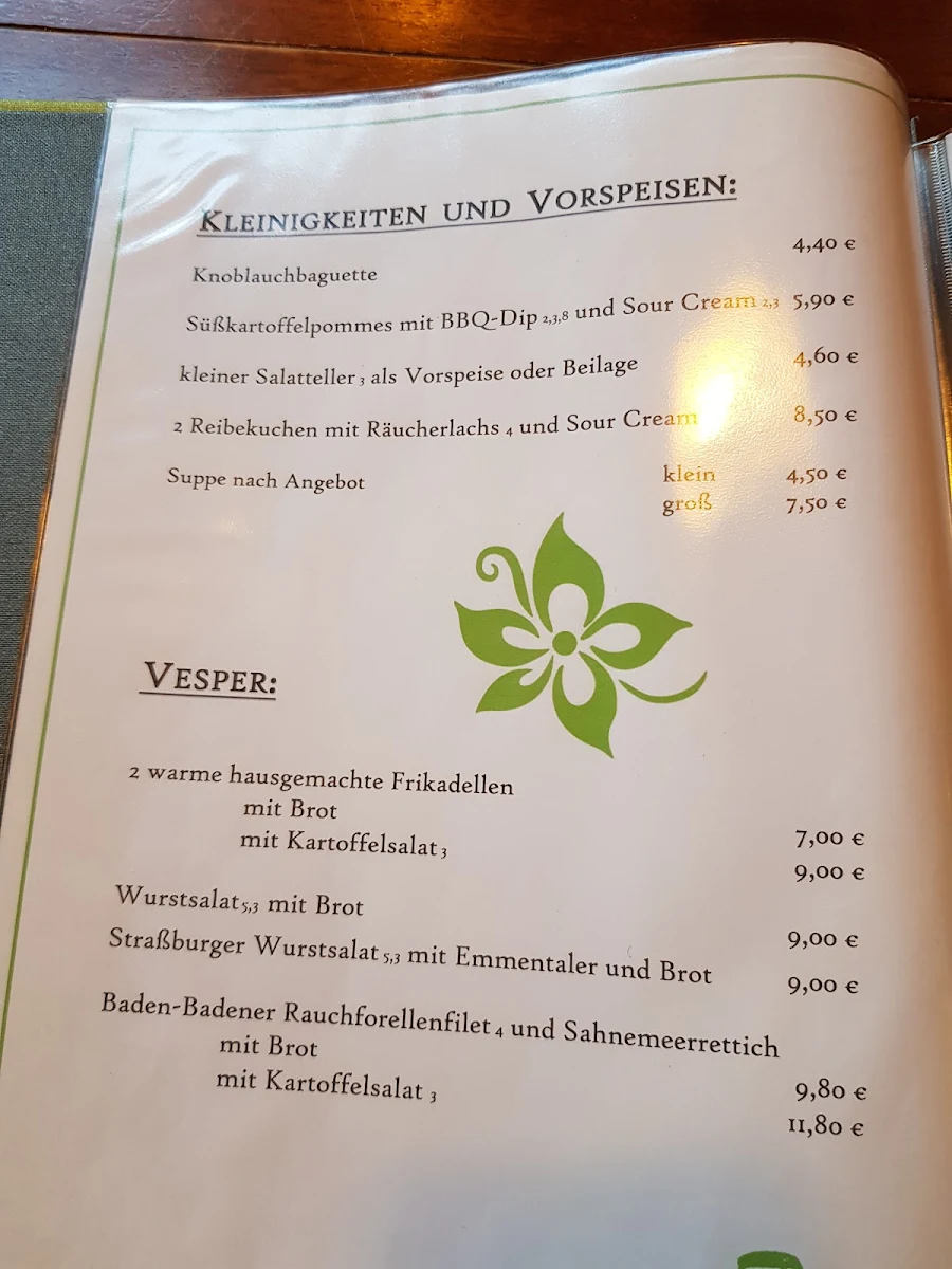 Speisekarte photo 2