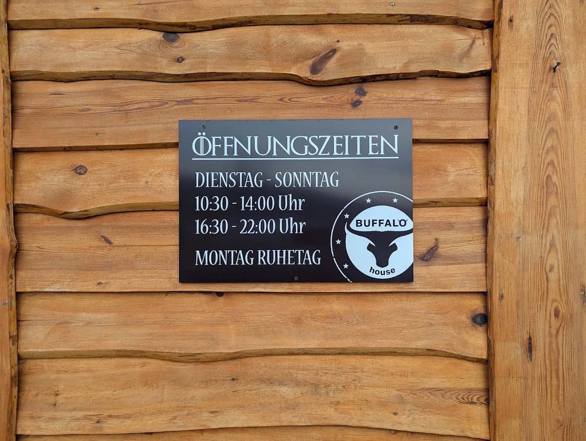 Speisekarte, Buffalo House Restaurant