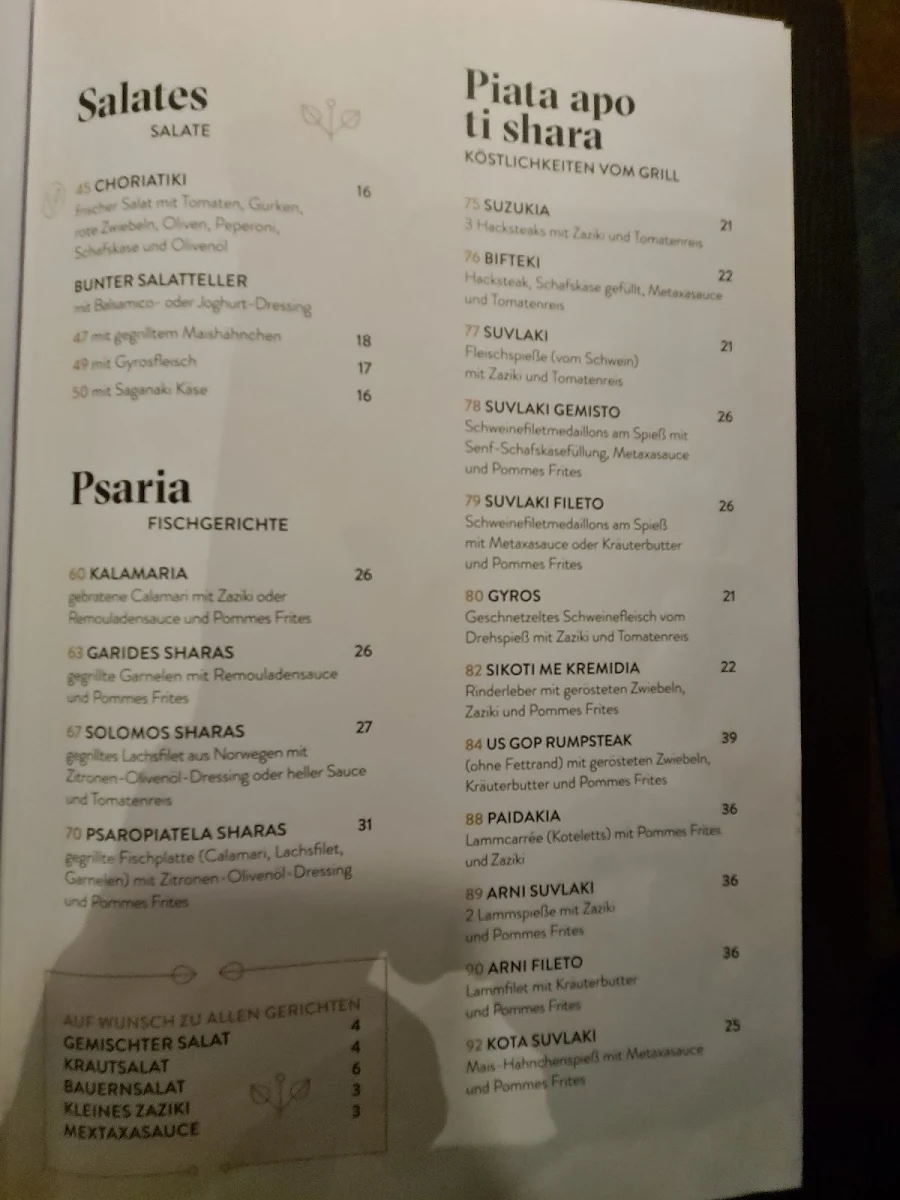 Speisekarte photo 7
