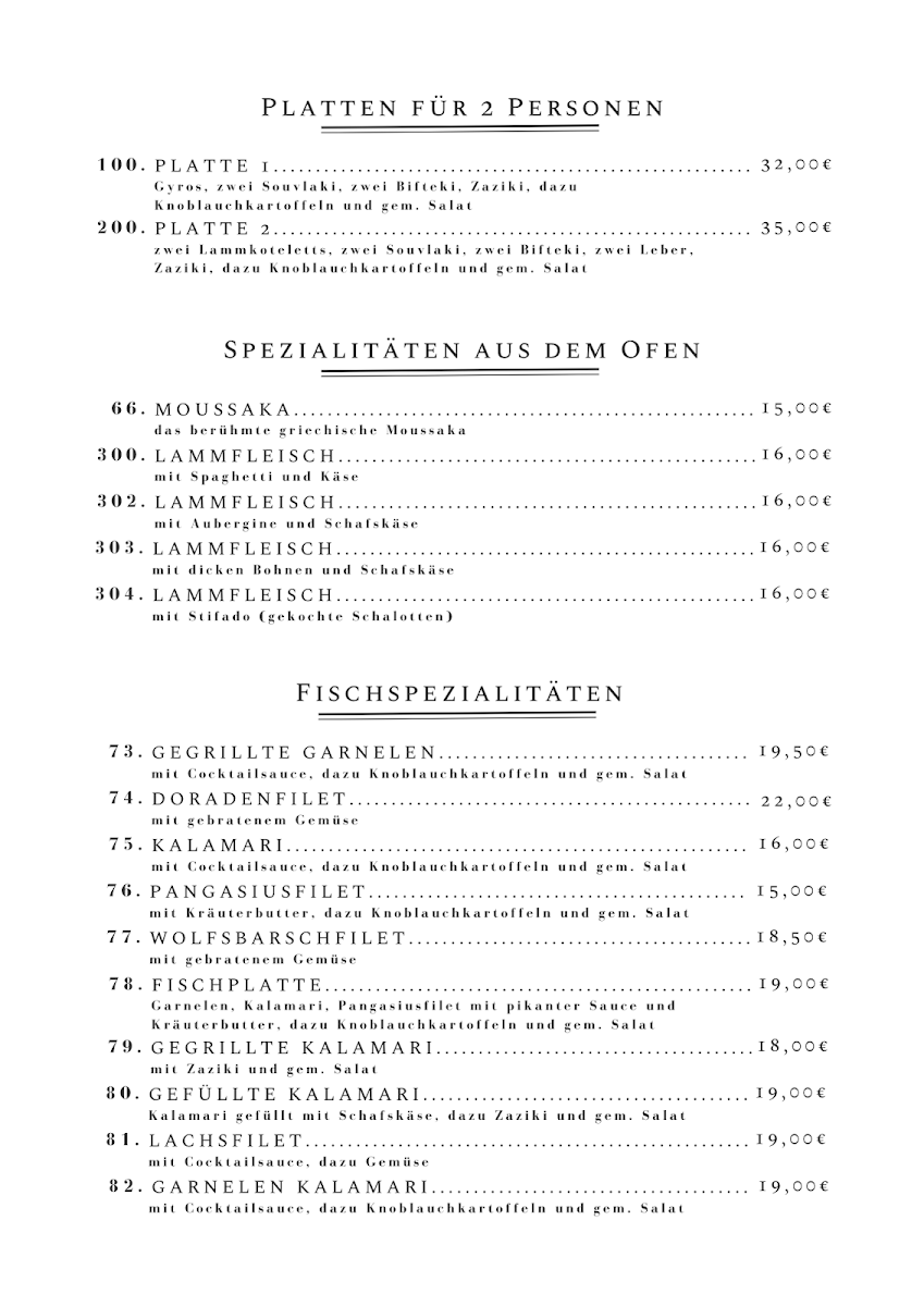 Speisekarte photo 3