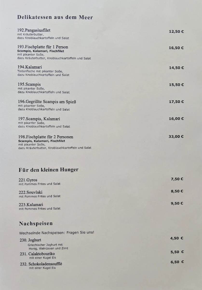 Speisekarte photo 8