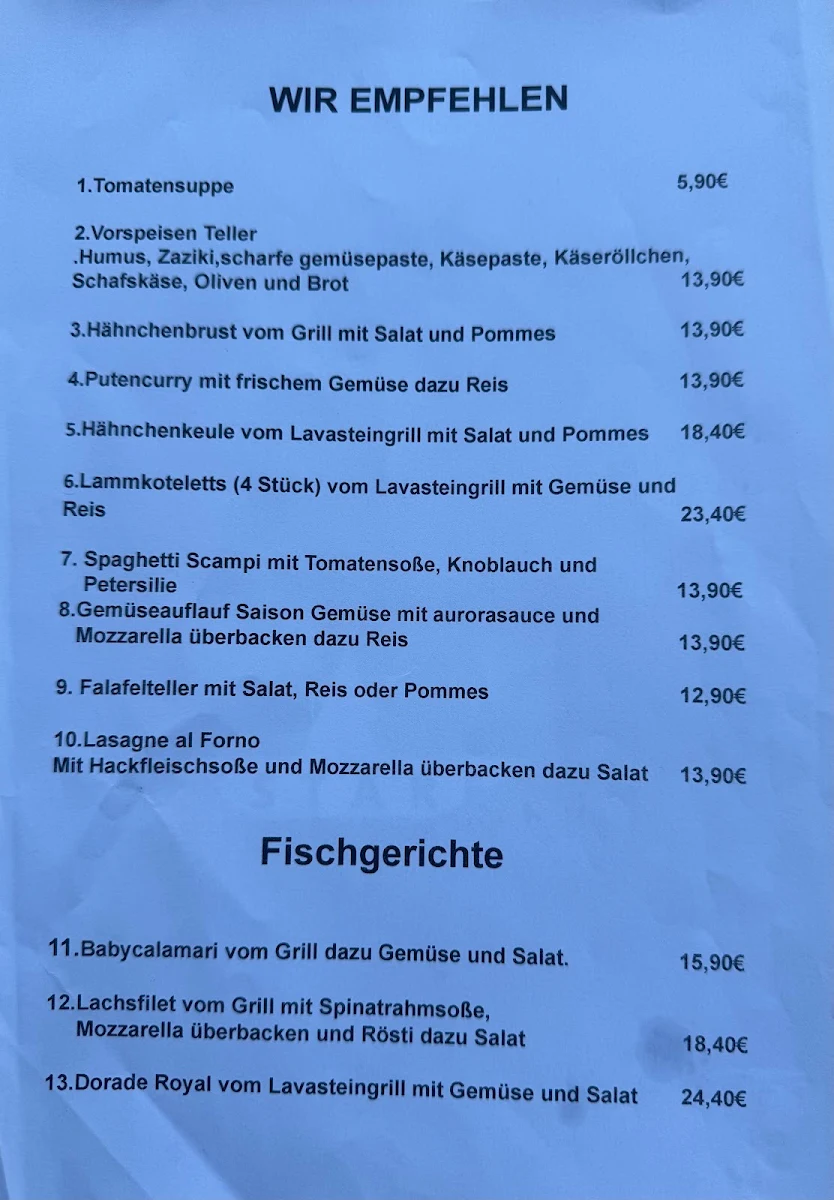 Speisekarte photo 2
